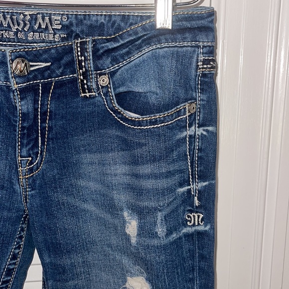 Miss Me The M Series Skinny High Waist Distressed Jeans - Picture 5 of 9